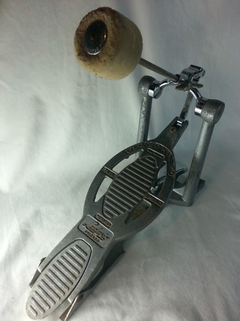 Ludwig Speed King Bass Drum Pedal Vintage 60s Chicago,IL Classic Single Kick OG — main photograph