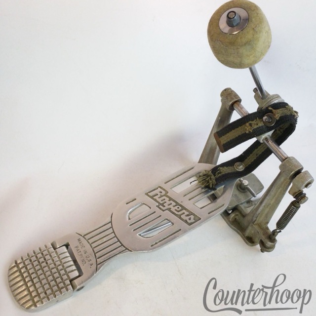Rogers Rocket Bass Drum Pedal #398 Vintage 60s Holiday Cleveland USA Pat Pend* — main photograph