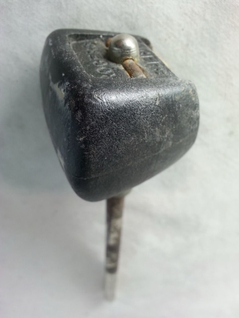 Rogers Supreme "Black Jack" Bass Drum Pedal Beater Plastic 5/16" x 5 1/2" USA* — main photograph