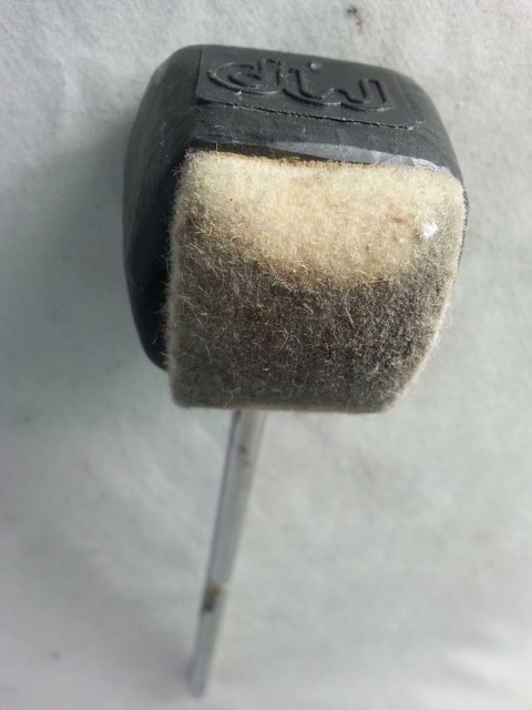 DW Bass Pedal Beater Plastic/Felt  6 1/4" x 1/4" Drum Workshop 5000 USA* — main photograph