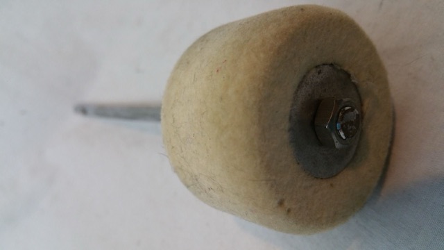 Pearl/Generic Bass Drum Pedal Beater Felt  6" x 1/4"* — main photograph