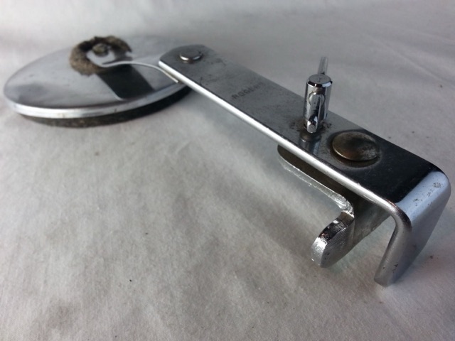Rogers Clamp-On Bass Drum External Muffler Chrome Vintage 60s Cleveland Holiday — main photograph