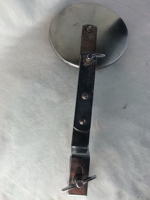 Rogers Clamp-On Bass Drum External Muffler Chrome Cleveland Holiday Vintage 60s — main photograph
