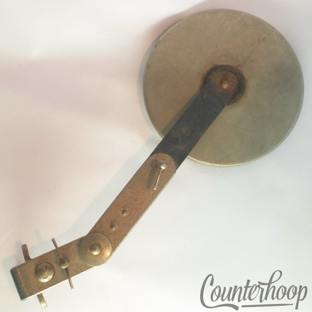 Leedy&Ludwig Clamp-On Bass Drum Muffler External Felt Nickel USA Vintage 50s* — main photograph