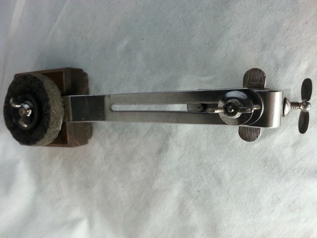 Ludwig Clamp-On Bass Drum External Felt Muffler+Cymbal Mount Vintage 20s USA* — main photograph