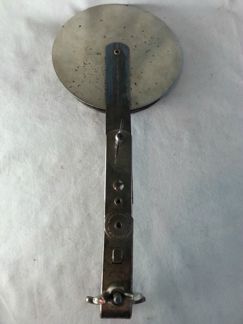 Ludwig Clamp-On Bass Drum External Felt Muffler Hoop-Mount Vintage 50s Nickel* — main photograph