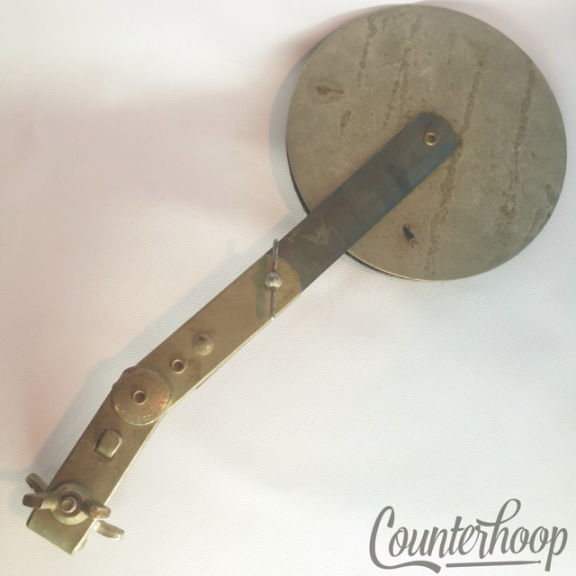 Ludwig Clamp-On Bass Drum External Felt Muffler Hoop-Mount Vintage 50s Nickel* — main photograph