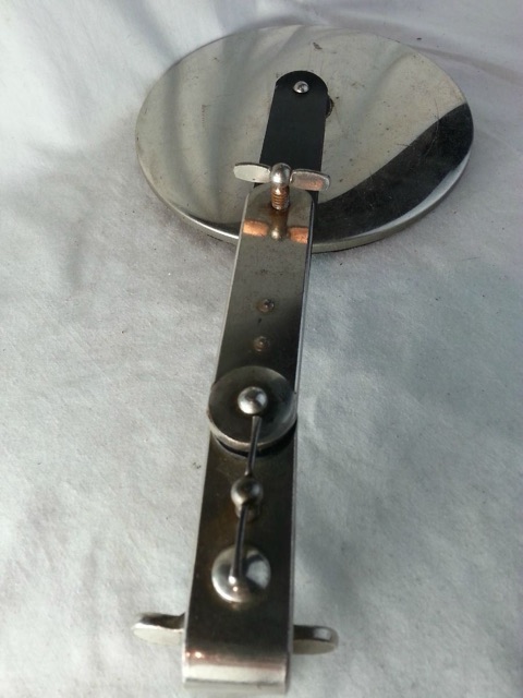Ludwig Clamp-On Bass Drum External Pad Muffler Hoop-Mount Nickel Vintage 50s* — main photograph