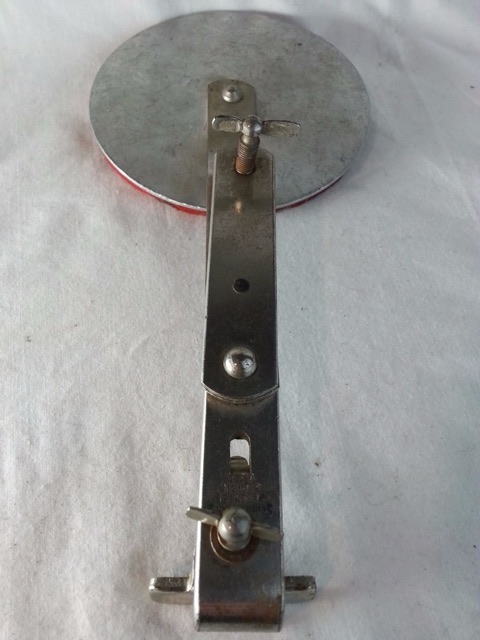 Slingerland Clamp-On Bass Drum External Red-Felt Muffler Hoop-Mount Vintage 40s — main photograph