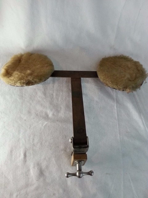 Slingerland Bass Drum Internal Double-Cup Felt Muffler Nickel Vintage 50s RK USA — main photograph