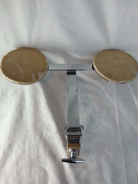 Slingerland Bass Drum Internal Double-Cup Felt Muffler Chrome Vintage 60s SK USA — main photograph