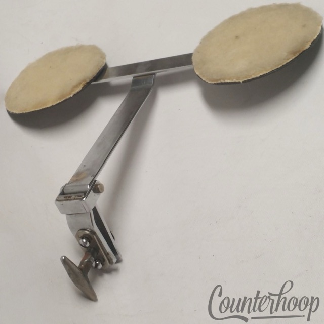 Slingerland Bass Drum Internal Double-Cup Felt Muffler Chrome Vintage 50s RK USA — main photograph
