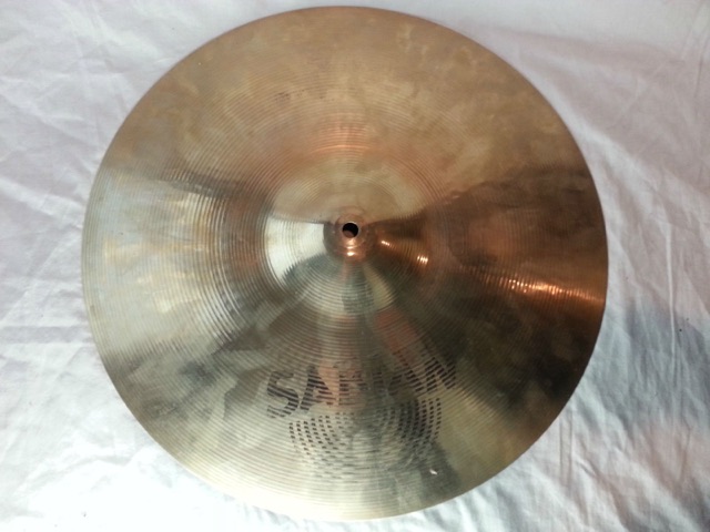Sabian 17" Rock Crash 1430g Medium Vintage 80s AA B20 Bronze Made in Canada* — main photograph