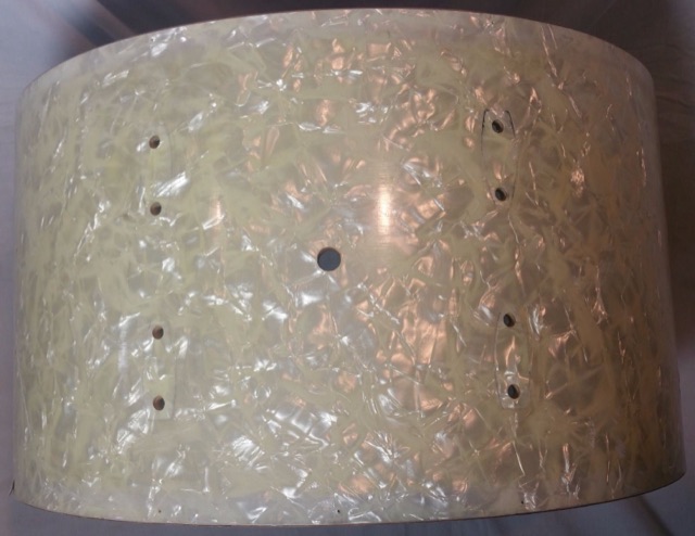 Gretsch 22x12"WMP Bass Drum Shell Virgin 3ply Maple Vintage 50s Broadkaster USA — main photograph