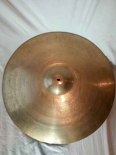 Zildjian 20 1/8" 2740g Medium Ride Cymbal Vintage 60s B20 Hammered A Avedis USA — main photograph