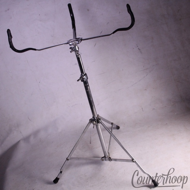 Ludwig Atlas Snare Drum Stand Chrome Single-Braced Chicago Chrome Vintage 60s-70 — main photograph