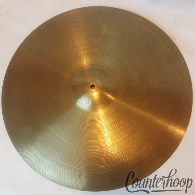 Zildjian 20" Ride Cymbal 2376g B20 Avedis A Vintage 60s Turkish USA Hammering* — main photograph