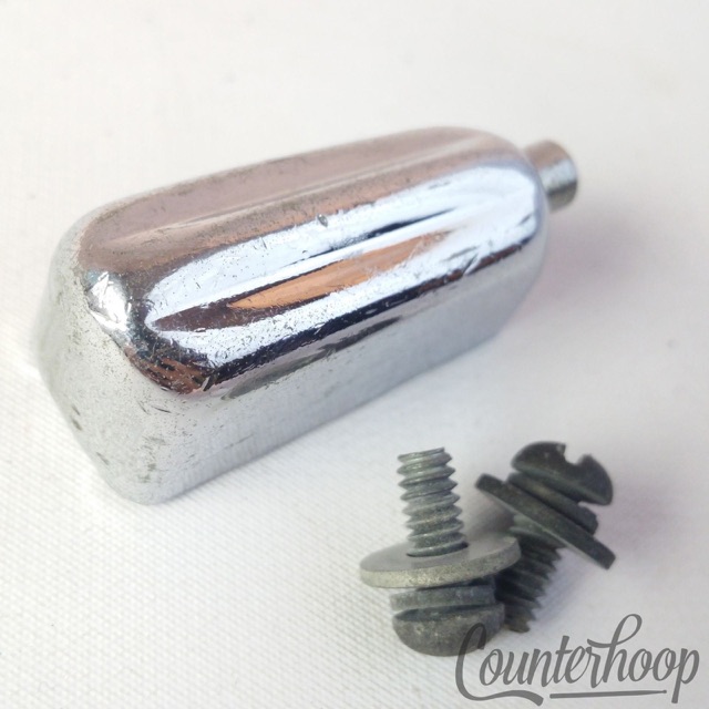 Rogers Bread&Butter Peanut Tom Drum Lug B&B Chrome Cleveland Holiday Vintage 60s — main photograph