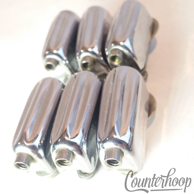 Rogers 6x Bread&Butter Peanut Tom Drum Lug B&B Chrome Cleveland Holiday 60s US — main photograph