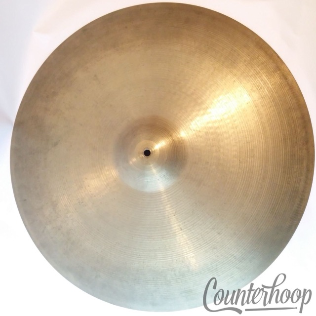 Zildjian 24"Over-Sized Ride 3890g B20 Turkish Cymbals USA Avedis A Vintage 60s* — main photograph