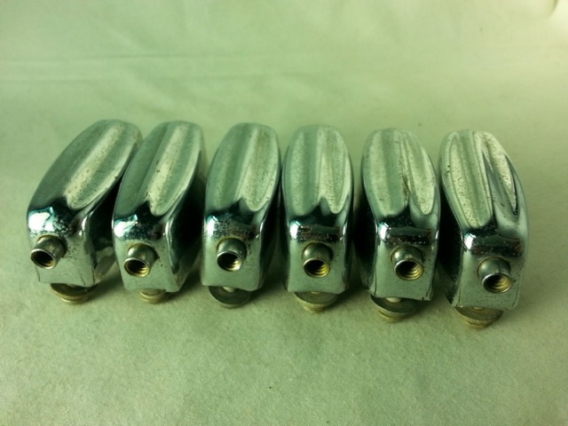 Rogers 6x Bread&Butter Tom Drum Lugs 1 5/8"Ridged Cleveland,OH B&B Holiday 60s* — main photograph