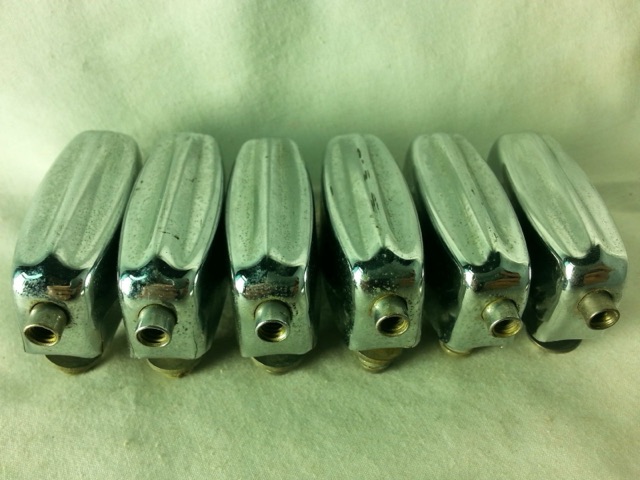 Rogers 6x Bread&Butter Tom Drum Lugs 1 5/8"Ridged Cleveland B&B Holiday 60s G* — main photograph