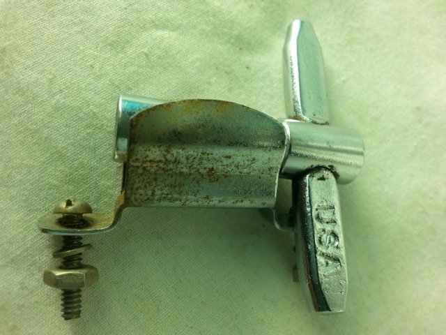Rogers USA Drum Key+Mount Holder Chrome Vintage Cleveland Holiday Vintage 60s* — main photograph