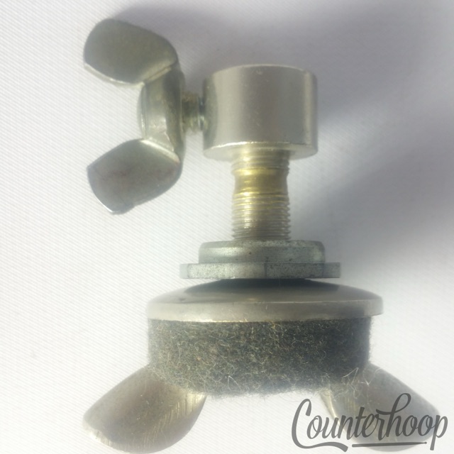Ludwig Nickel Clutch Hi-Hat Cymbal Stand Vintage 50s Super Classic WFL Nickel US — main photograph