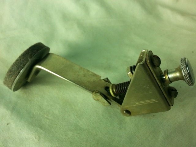Rogers Black Felt Muffler Snare/Tom/Floor Holiday Chrome Vintage 60s Cleveland* — main photograph