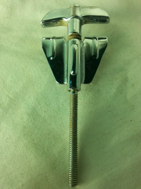 Rogers 1x Bass Drum Tension T-Rod Screw/Claw 3 3/4"Powertone 60s Vintage USA* — main photograph