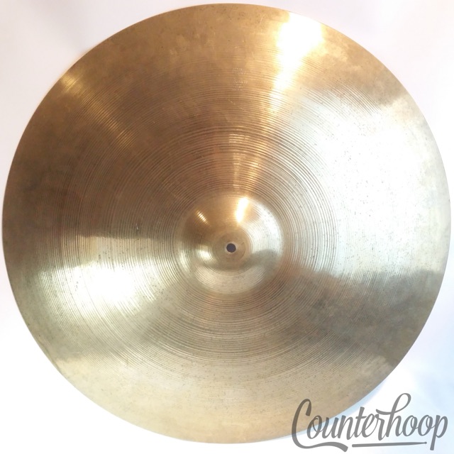 Zildjian 26"Ride Cymbal Med-Thin Vintage 60s 4630g Wobbly Avedis A B20 Rare Jazz — main photograph