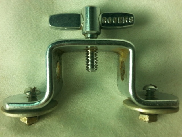 Rogers Floor Tom Leg Mount Bracket Straight Cleveland Holiday Vintage 50s-60s* — main photograph