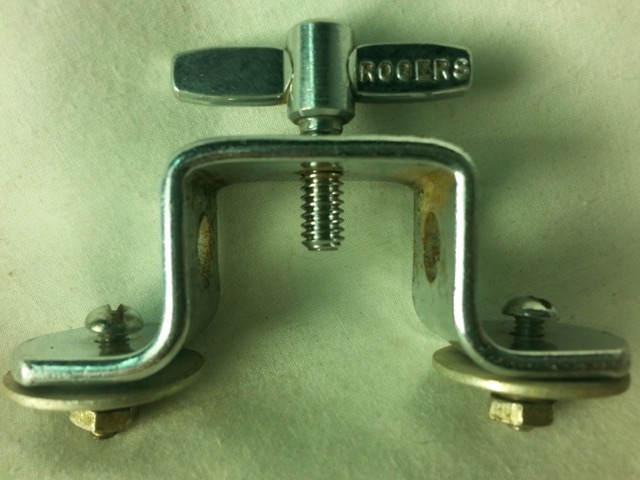 Rogers Floor Tom Leg Mount Bracket Straight Cleveland Holiday Vintage 50s-60s* — main photograph