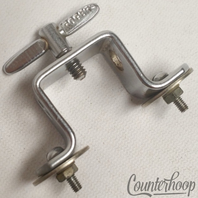 Rogers Floor Tom Leg Mount Bracket Straight Cleveland Holiday Vintage 50s-60s* — main photograph