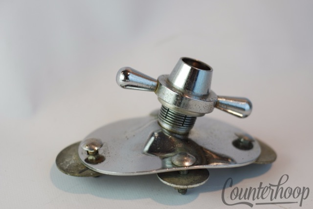 Rogers Swivomatic Bass Tom Arm Receiver/Cymbal/Spur Mount Cleveland Holiday VG* — main photograph