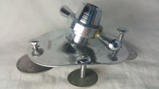 Rogers Swivomatic Bass Drum Spur/Tom/Cymbal Arm Mount Holiday/Powertone 60s USA — main photograph