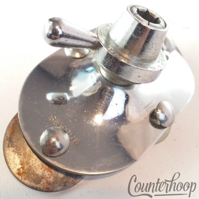 Rogers Swivomatic Bass Drum Mount Spur/Tom/Cymbal Arm Holiday Cleveland 60s USA — main photograph