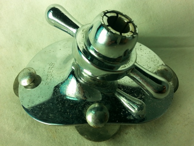 Rogers Swivomatic Bass Tom Arm Receiver/Cymbal/Spur Mount Vintage Powertone Hex — main photograph