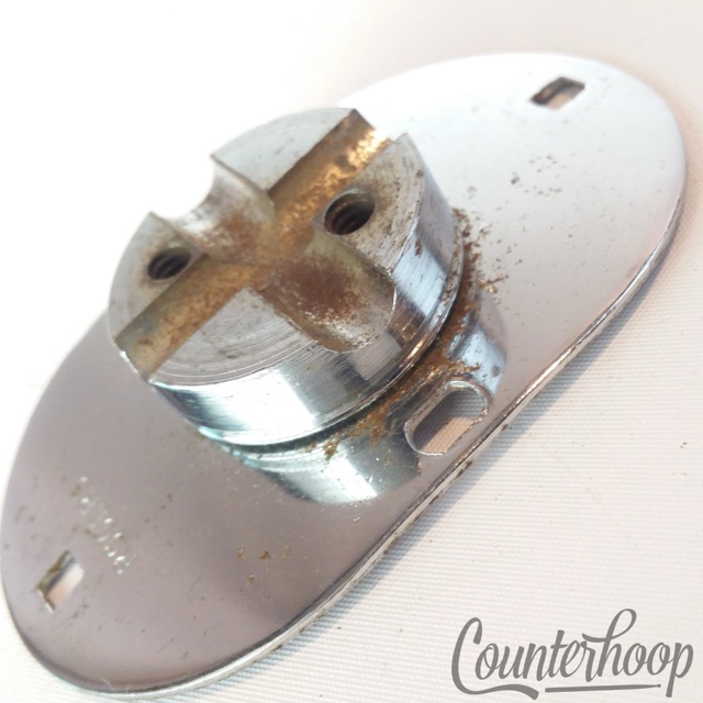 Rogers Swivomatic Hex Floor Tom Drum Leg/Cymbal Mount Base Part Vintage 60s USA — main photograph