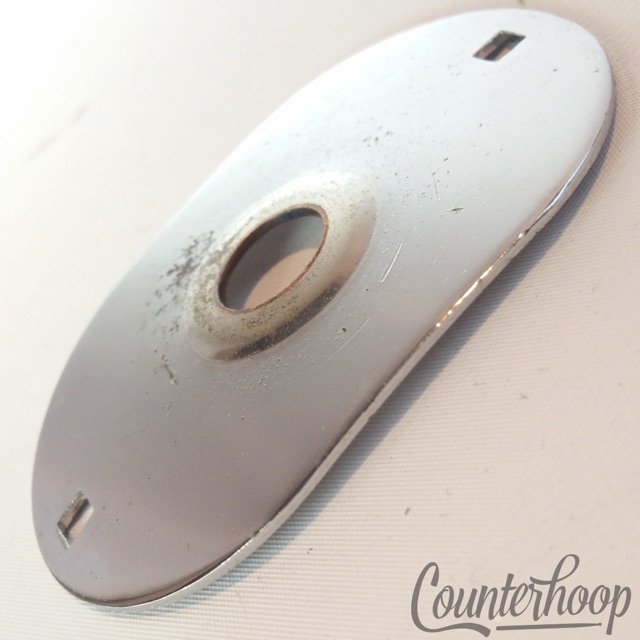 Rogers Swivomatic Hex Floor Tom Drum Leg 2Hole Backing Bracket Plate Vintage 60s — main photograph