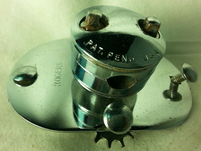 Rogers Swivomatic Hex Floor Tom Drum Leg Mount Cymbal Arm Powertone Vintage 60s — main photograph