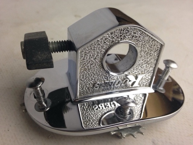 Rogers Memriloc Floor Tom Drum Leg Mount Chrome 70s Vintage* — main photograph