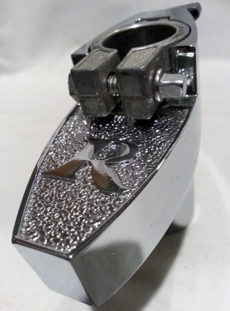 Rogers XP8 Bass Drum Spur / Tom Post Receiver Tube Mount Chrome 70s Classic* — main photograph