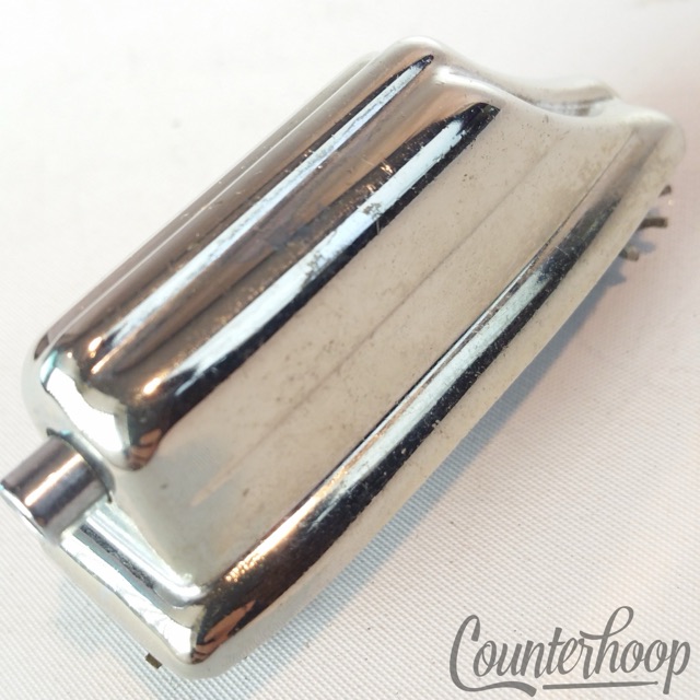 Rogers Beavertail Bass Drum Lug Chrome Dayton/Fullerton Vintage 60s Powertone* — main photograph