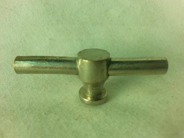 Duplex Tube Lug Nickel Single-Point Center Snare Drum 2"Long Vintage US 10s-20s — main photograph