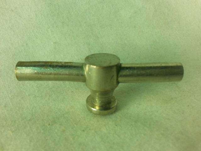 Duplex Tube Lug Nickel Single-Point Center Snare Drum 2"Long Vintage US 10s-20s — main photograph