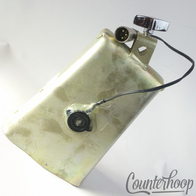 Latin Percussion LP322 Prestige Cowbell Made In USA 7 1/2"x5 3/4"x2 1/2" + Piezo — main photograph