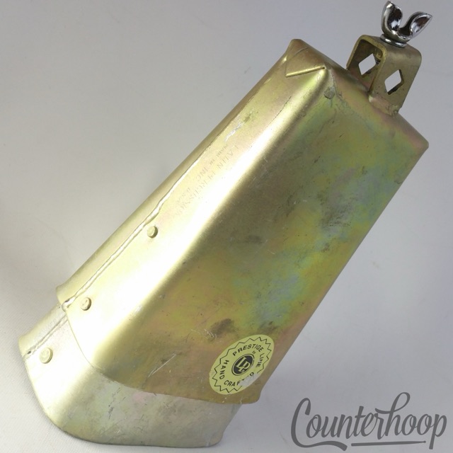 Latin Percussion Cowbells LP Double Set Made In USA 7 1/2x5 3/4x2 1/2" Cow Bells — main photograph