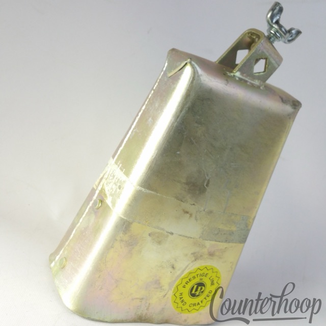 Latin Percussion LP322 Prestige Cowbell Made In USA 7 1/2"x5 3/4"x2 1/2" Vintage — main photograph