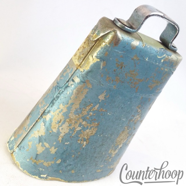 Ludwig Gold Tone Cowbell Bonham Model Vintage 60s-70s 5" Chicago Cow Bell USA* — main photograph